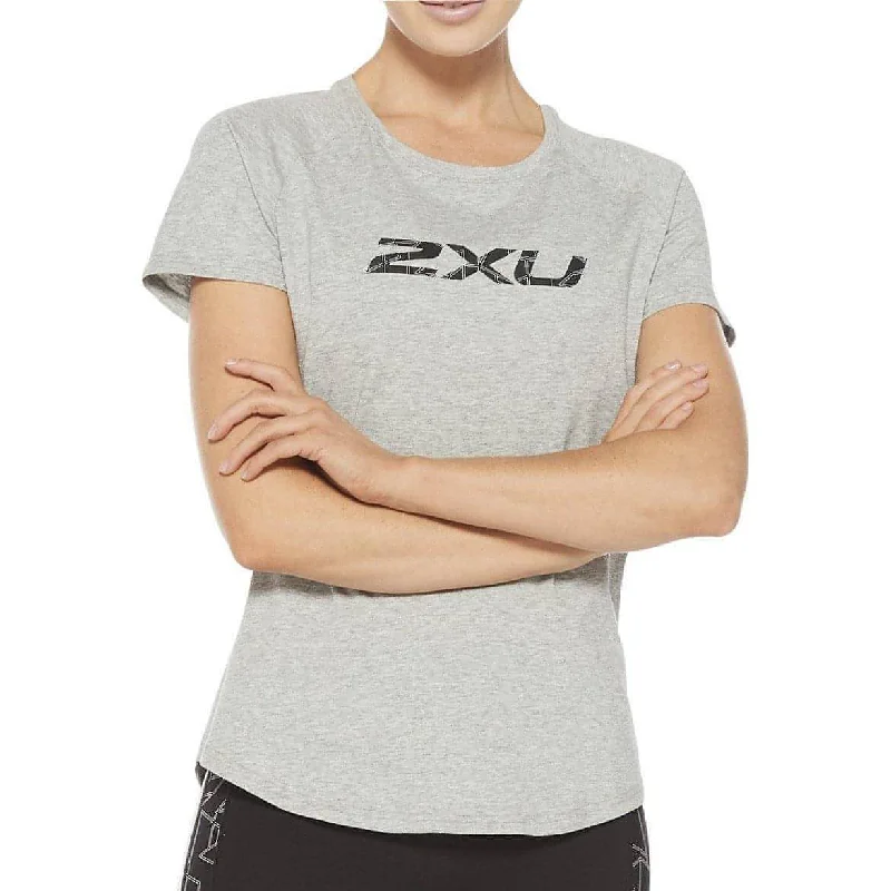 Women's Outdoor Attire 2XU Contender Short Sleeve Womens Running Top - Grey