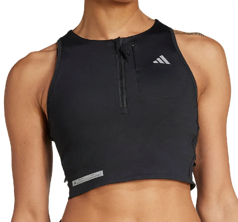 Formal Clothing For Women adidas Ultimate HEAT.RDY Womens Running Crop Top - Black