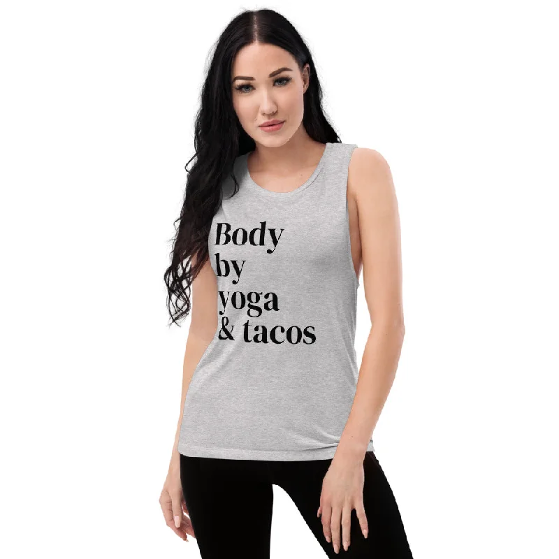 Women's Evening Clothing Body by Yoga & Tacos - Ladies’ Muscle Tank