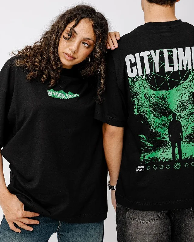 Formal Clothing For Women City Limits Printed Oversized Tee