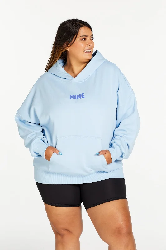 Women's Work Apparel BRIGHTS OVERSIZED HOODIE SKY BLUE