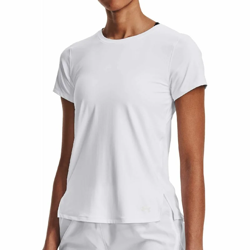 Modern Women's Clothes Under Armour Iso-Chill 200 Laser Short Sleeve Womens Running Top - White