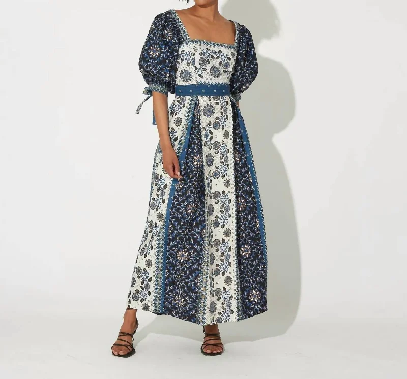 Women's Comfortable Apparel Alma Ankle Dress In Sabina