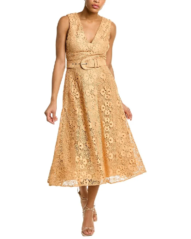 Women's Outerwear Attire Badgley Mischka Lace A-Line Dress