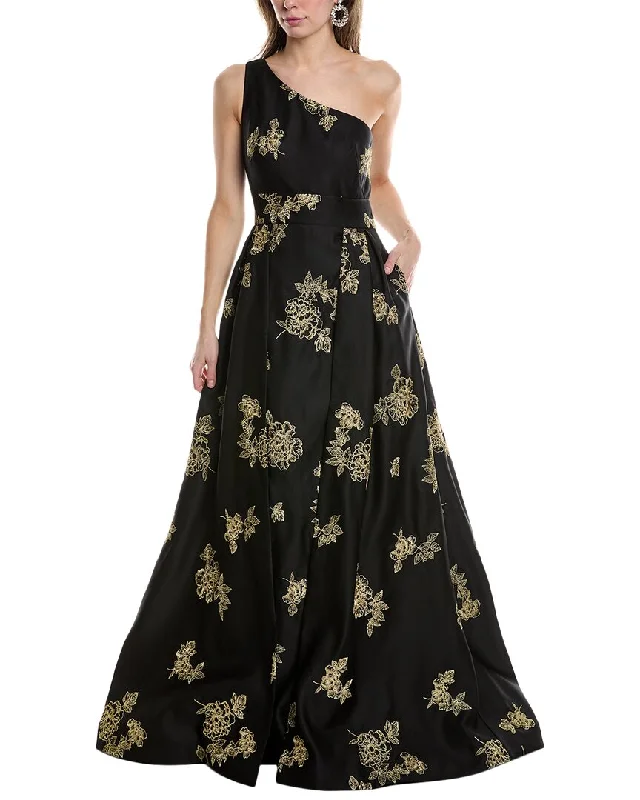Women's Transitional Garments Marchesa Notte One-Shoulder Heavy Duchess Satin Gown Women's Transitional Garments Marchesa Notte One-Shoulder Heavy Duchess Satin Gown
