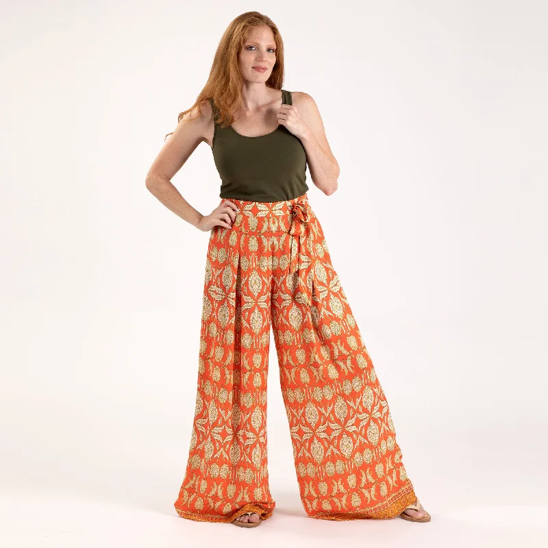 Women's Attire Concentric Design Flowing Pants