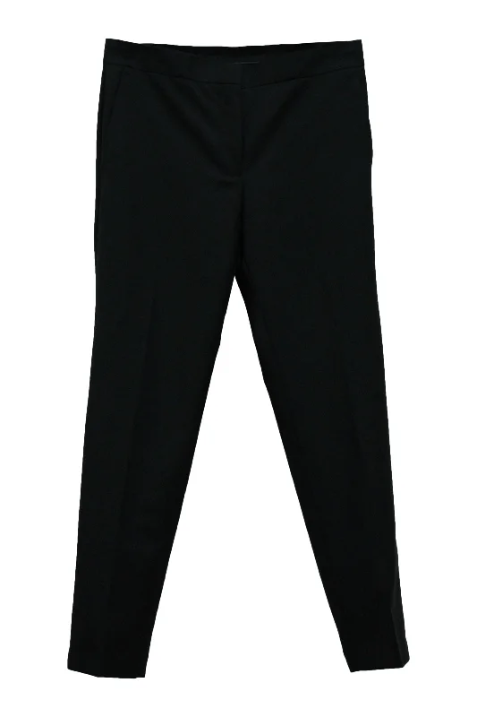 Women's Casual Wear Outfit Acne Studios Straight-Leg Pants in Black Wool