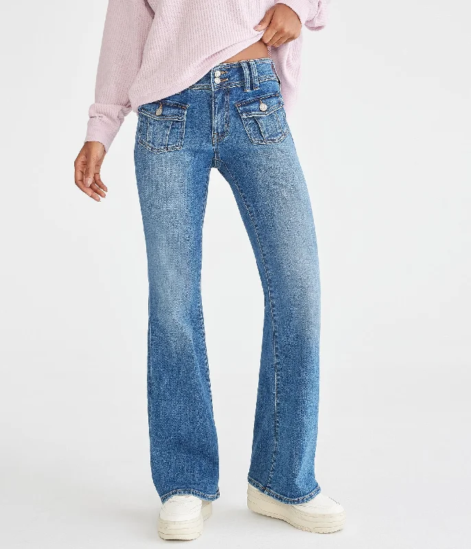 Women's Elegant Apparel Aeropostale Flare Low-Rise Jean
