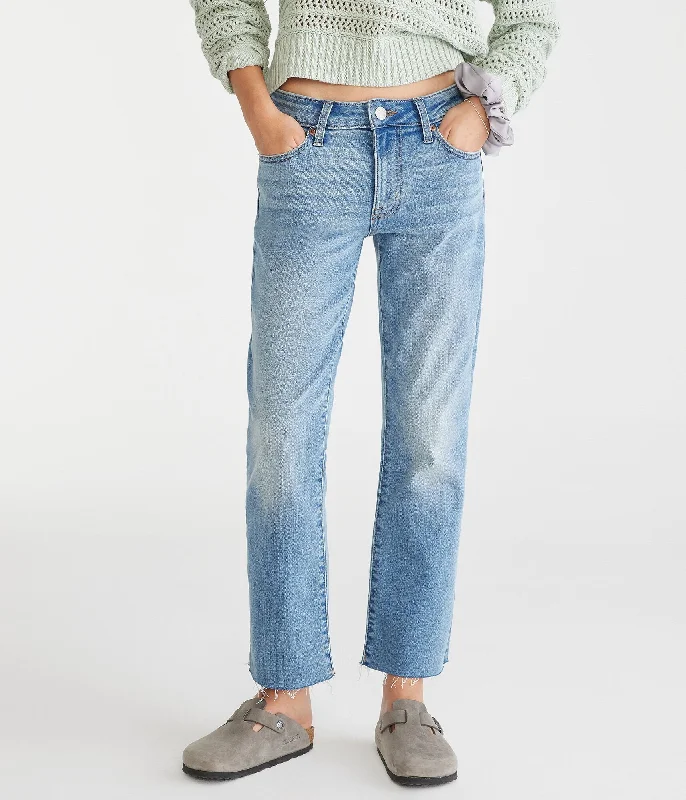 Modern Women's Clothes Aeropostale Mid-Rise Kick Flare Jean