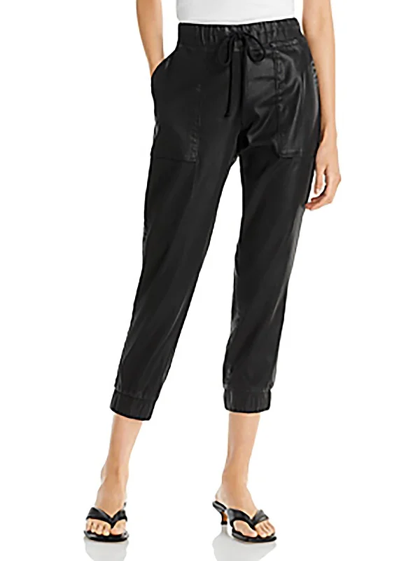 Affordable Luxury Women's Apparel Chelsea Womens High Rise Cropped Jogger Pants