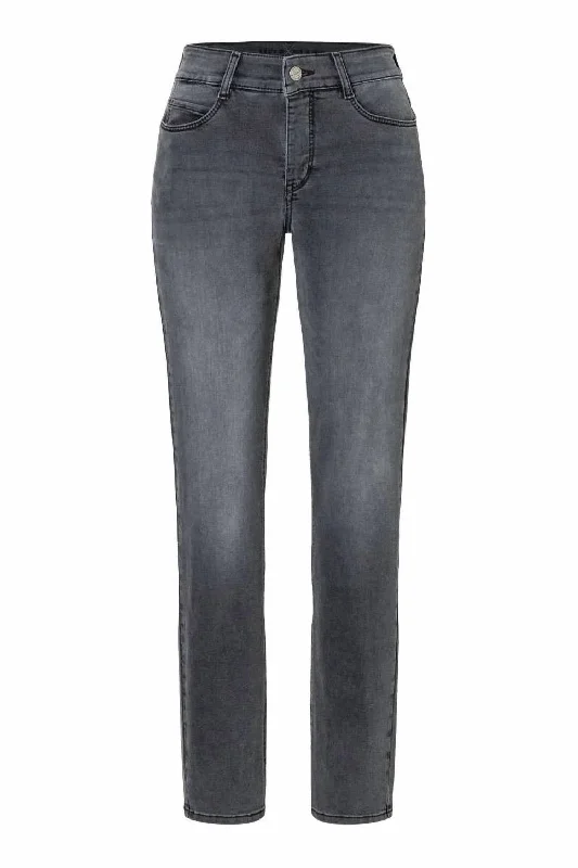 Women's Office Attire Dream Denim Straight Leg Jeans In Light Black