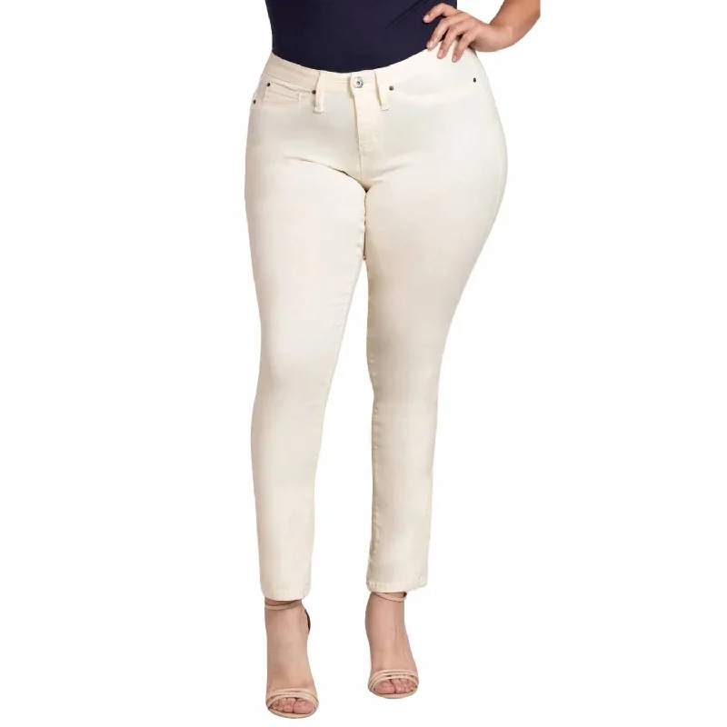 Women's Clothing And Garments Sets Hyperstretch Skinny Jeans - Plus In Milkshake