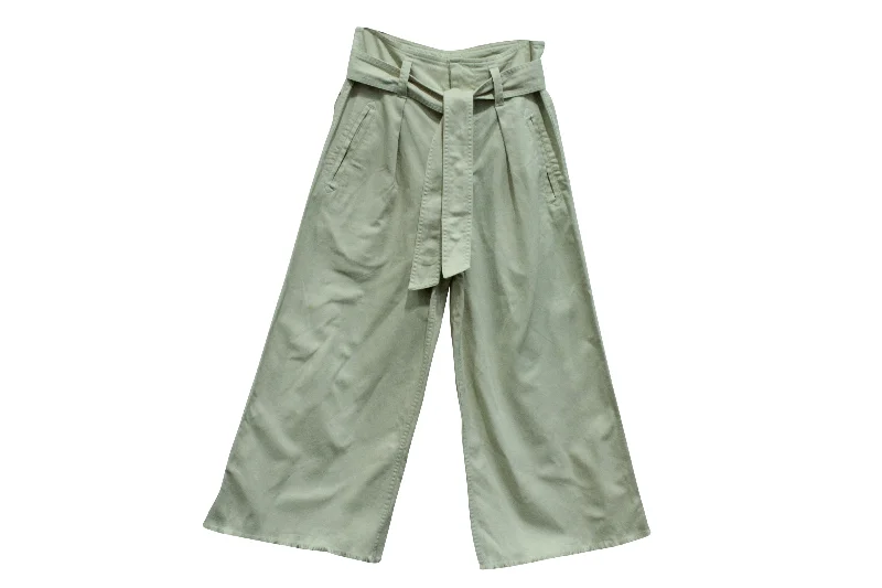 Women's Office Outfit Isabel Marant Wide Leg Pants in Beige Cotton