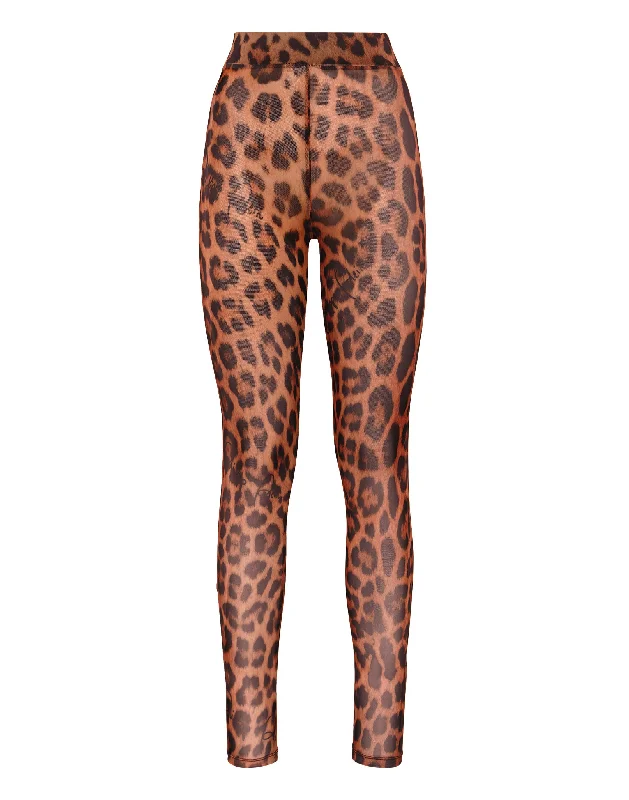 Women's Formal Event Attire Leggings Leopard