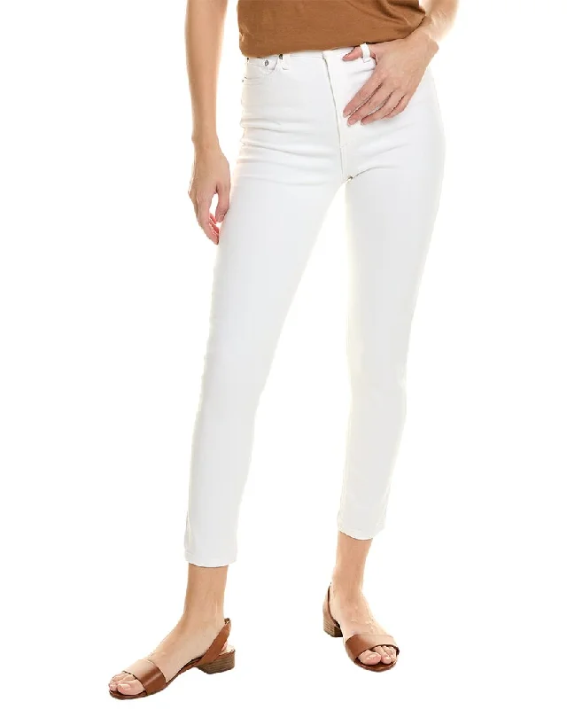 Women's Everyday Clothes rag & bone Nina High-Rise White Ankle Skinny Jean