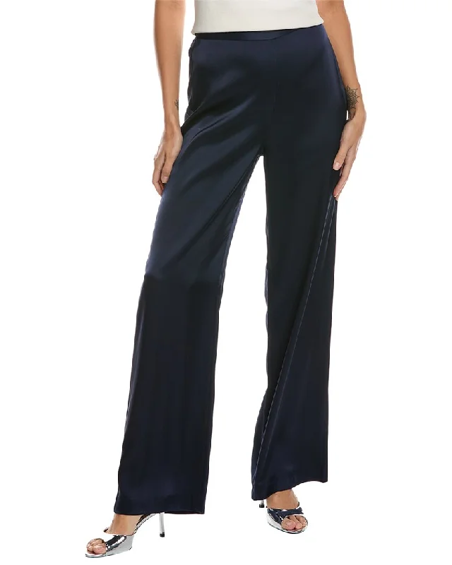Women's Stylish Outdoor Outfit St. John Liquid Satin Pant