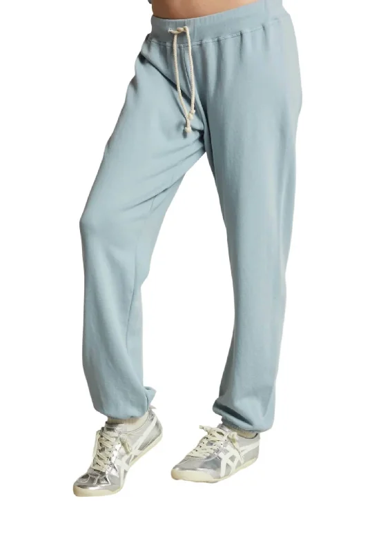 Women's Activewear Attire Toni French Terry Jogger In Mountain Blue