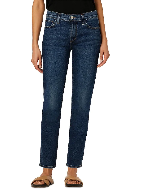 Women's Casual Apparel For Weekends Womens Ankle Denim Straight Leg Jeans