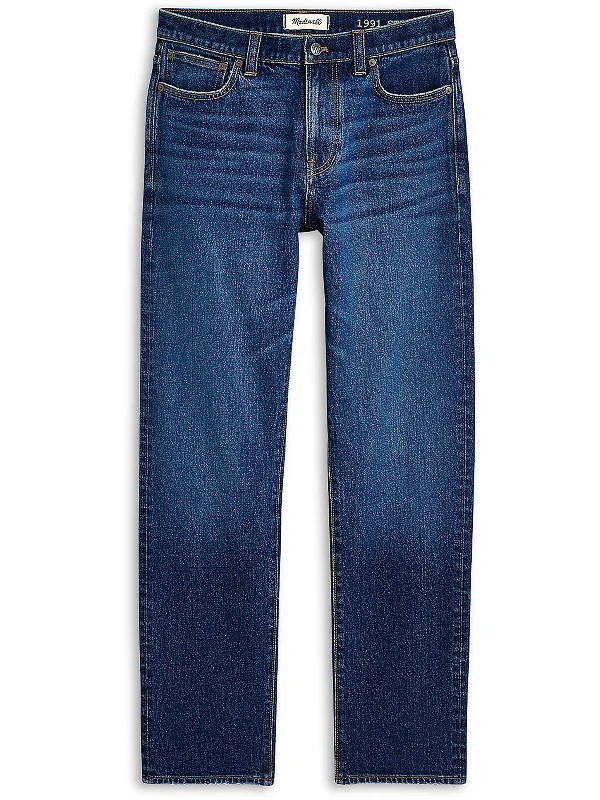 Affordable Luxury Women's Garments Womens Ankle Denim Straight Leg Jeans