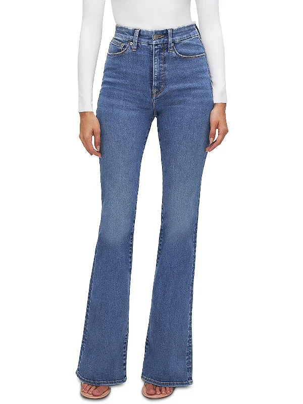 Comfortable Women's Apparel Womens Bell Bottoms Denim Bootcut Jeans