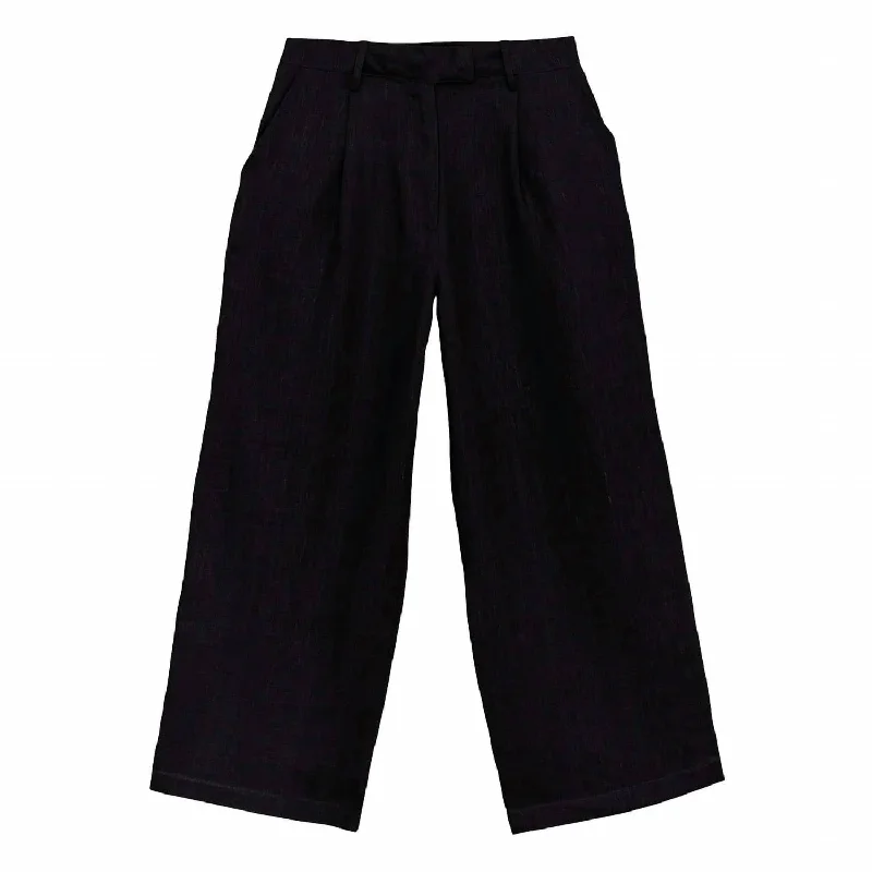 Vintage-Inspired Garments Women's Frena Pants In Black