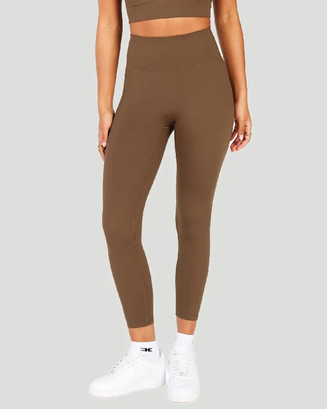 Women's Party Clothes 7/8 Aura SF Leggings - Cafe Latte