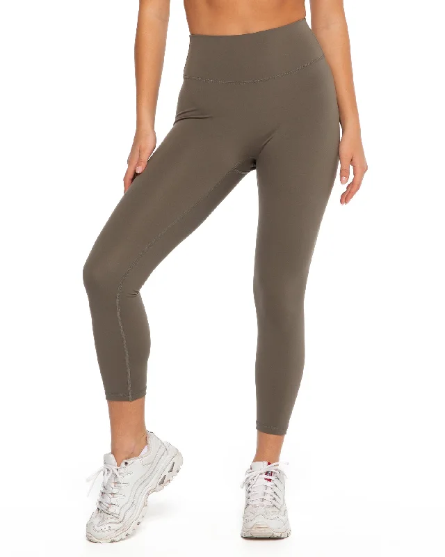 Women's Office Clothing 7/8 Aura SF Leggings - Dusty Khaki