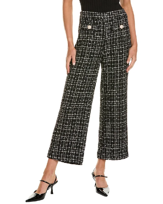 Women's Transitional Attire Alexia Admor Jayden Wide Leg Tweed Pant