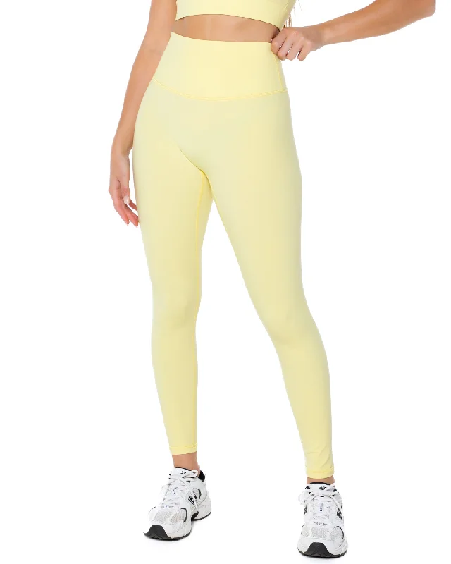 Casual Clothing For Women Aura Scrunch Leggings - Soft Yellow