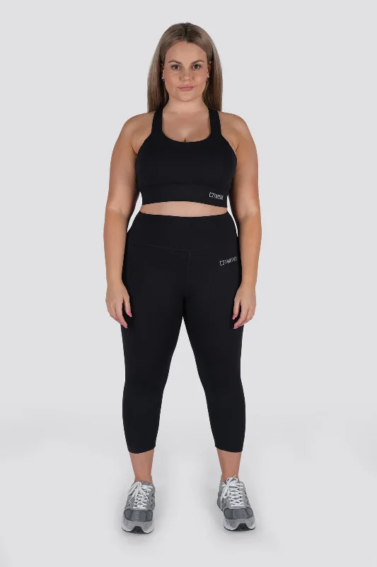 Women's Clothing Ease 7/8 Highwaisted Leggings - Black