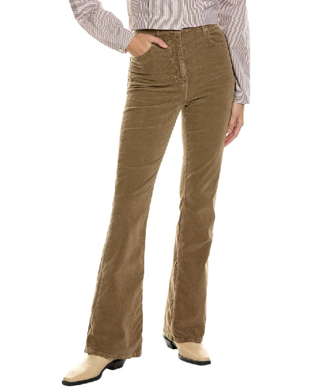 Women's Activewear Outfit GANNI Washed Corduroy High-Rise Pant