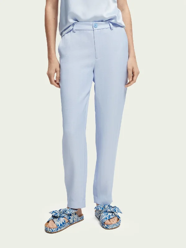 Affordable Luxury Women's Garments Tailored Slim Pant In Sky Blue