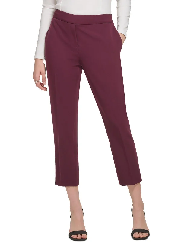 Modern Women's Attire Womens Mid Rise Slim Skinny Pants