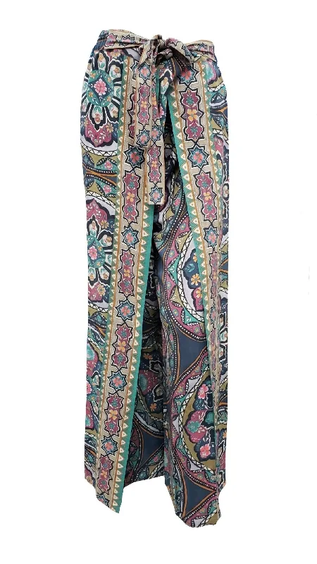 Women's Date Night Outfit Women's Spezia Wrap Pant In Multi